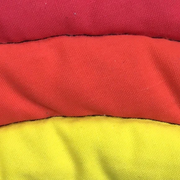 Vintage Handmade Quilted Puffy Rainbow & Clouds Wall Wall Hanging Decor - Picture 5 of 8